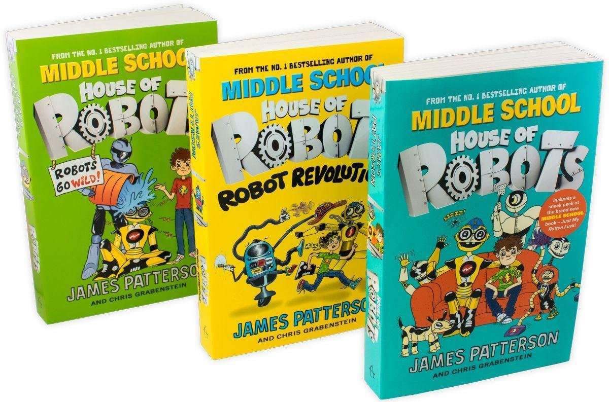 House of Robots Series 3 Books Children Collection Paperback Set By James Patterson - St Stephens Books