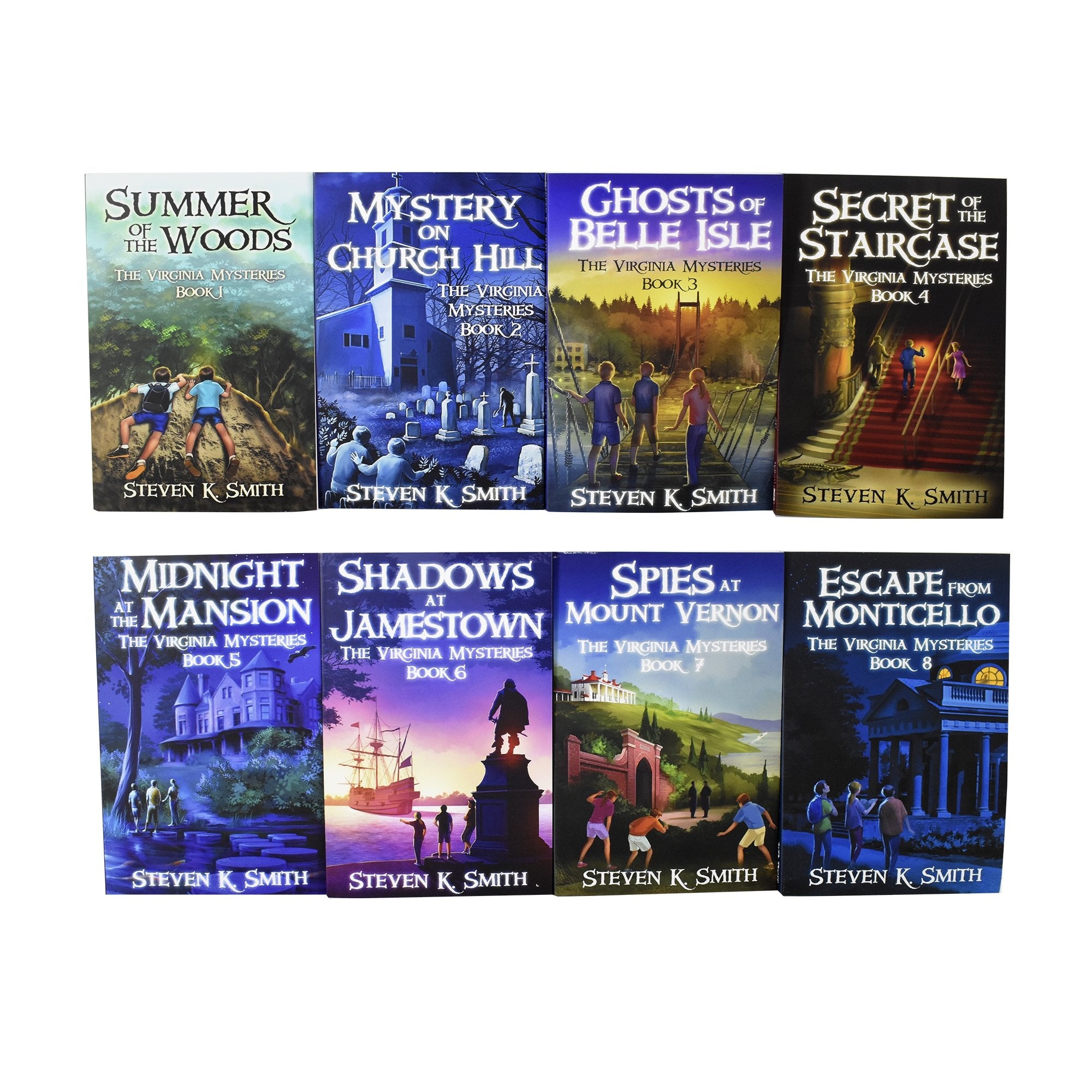 Virginia Mysteries Series 8 Books Young Adult Pack Paperback By - Steven K Smith - St Stephens Books