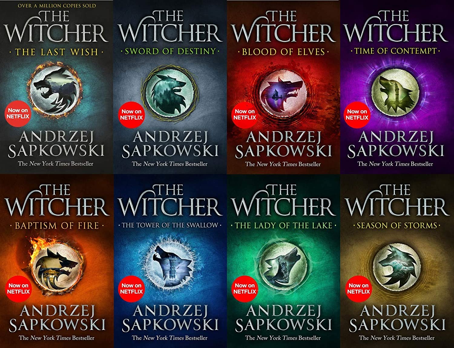 Witcher Series 8 Books Young Adult Collection Paperback Set By Andrzej Sapkowsk - St Stephens Books